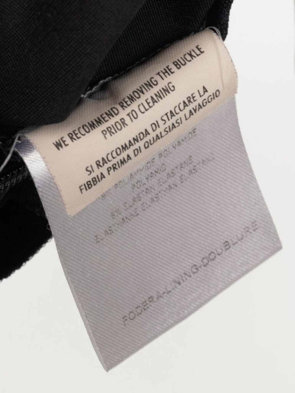 Gucci Black Jersey Bamboo-Belt Pencil Skirt - Picture 9 of 9